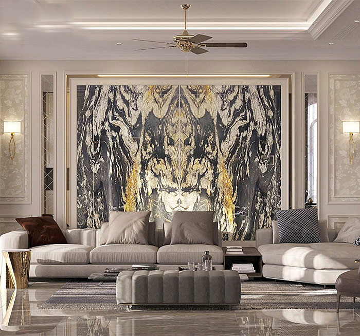 Tranh đá đối xứng Granite TDDX18