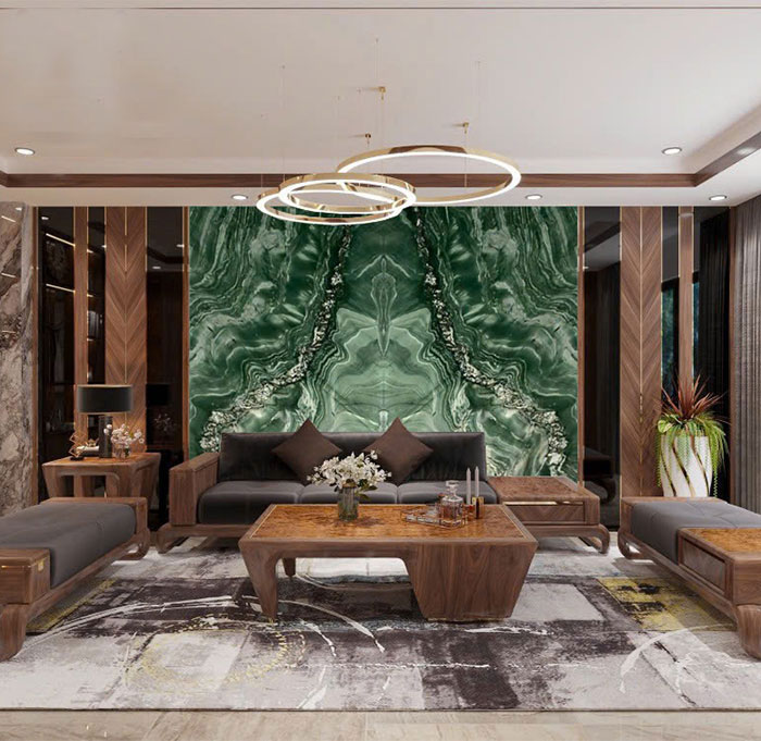 Tranh đá thạch anh đối xứng TDDX07