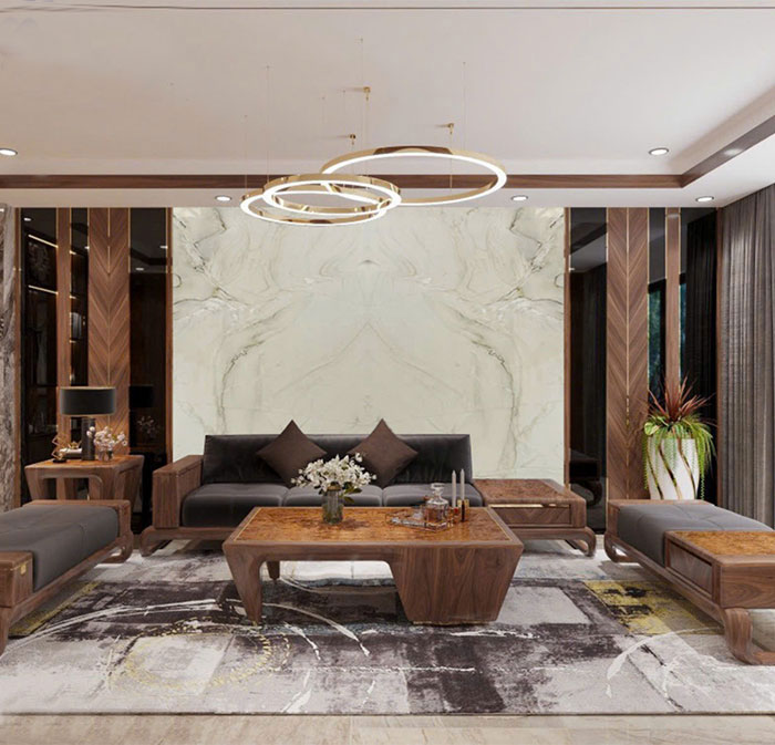 Tranh đá thạch anh đối xứng TDDX08