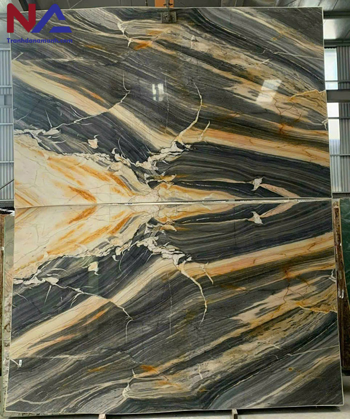 Tranh đá tự nhiên đối xứng TDDX11