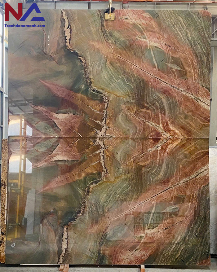 Tranh đá tự nhiên đối xứng TDDX14