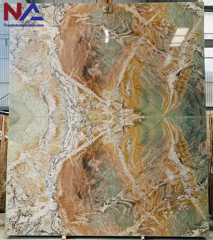 Tranh đá thạch anh đối xứng TDDX15