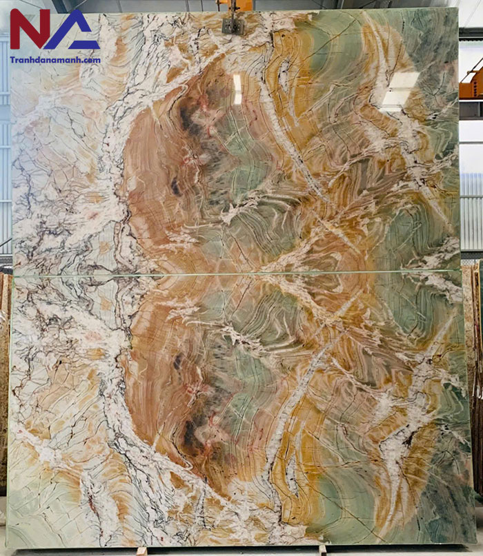 Tranh đá thạch anh đối xứng TDDX15