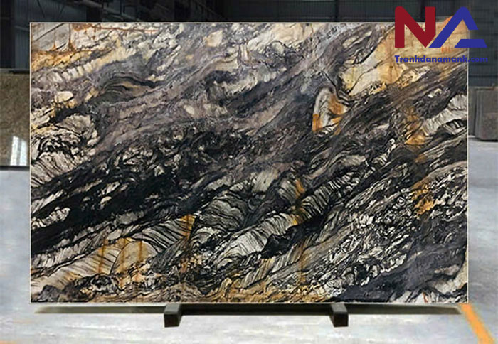 Tranh đá tự nhiên vân đối xứng TDDX19