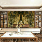 Tranh đá thạch anh đối xứng TDDX27