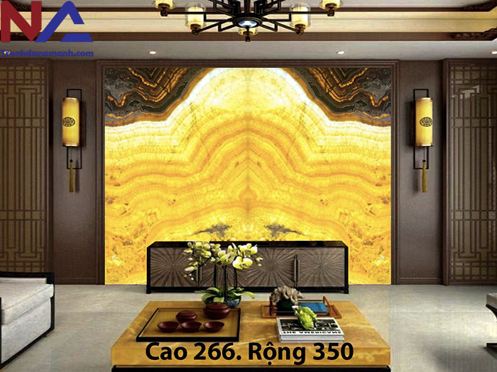 Tranh đá Onyx mang vẻ đẹp độc đáo