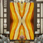 Tranh đá Onyx thông tầng xuyên sáng TDTT11