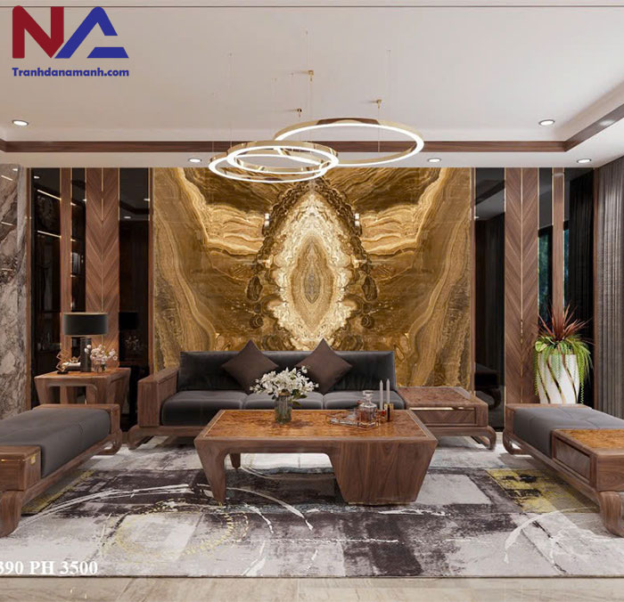 Tranh đá Onyx xuyên sáng TDXS15