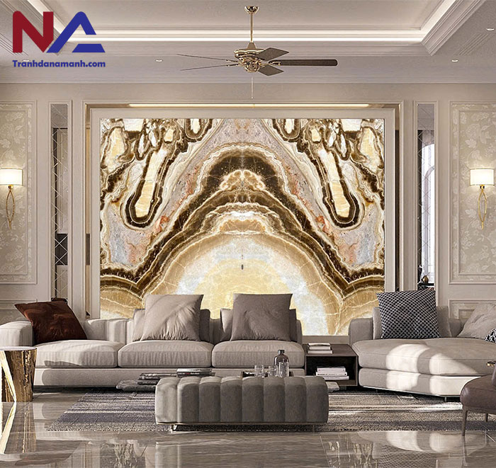 Tranh đá Onyx xuyên sáng TDXS18
