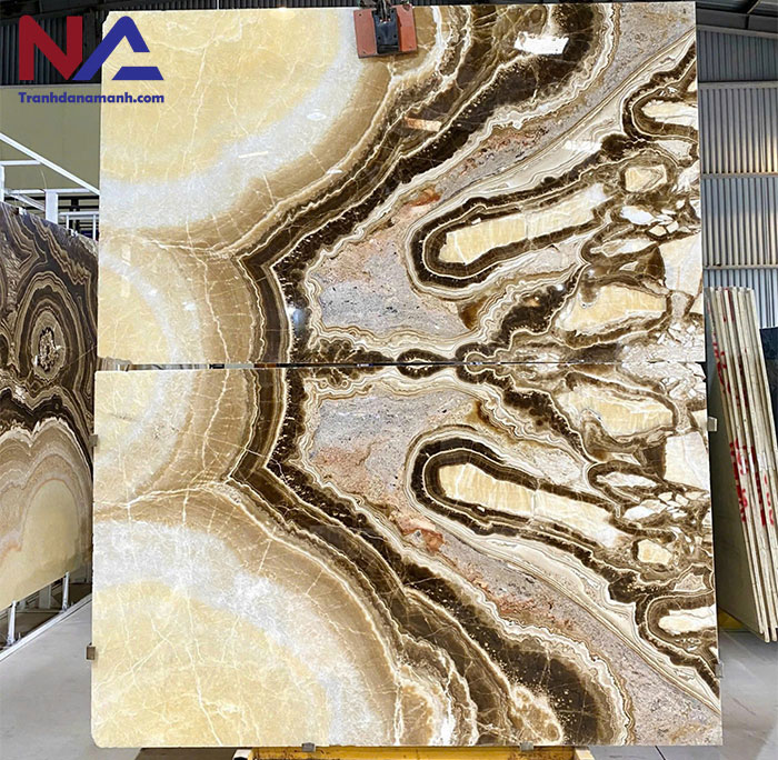 Tranh đá Onyx xuyên sáng TDXS18