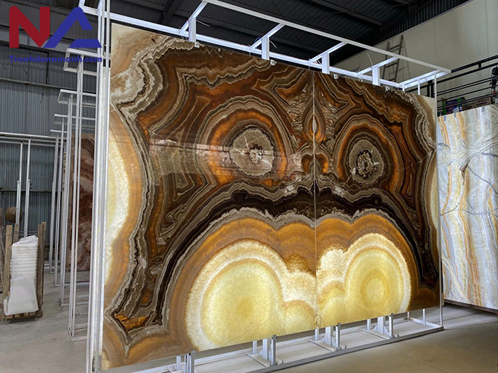 Tranh đá Onyx xuyên sáng TDXS19