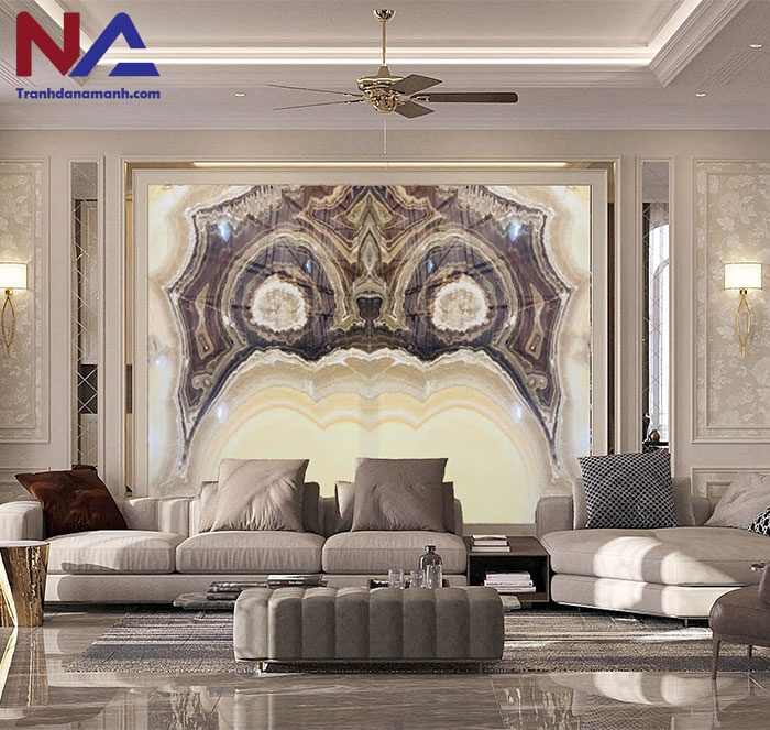 Tranh đá Onyx xuyên sáng TDXS19