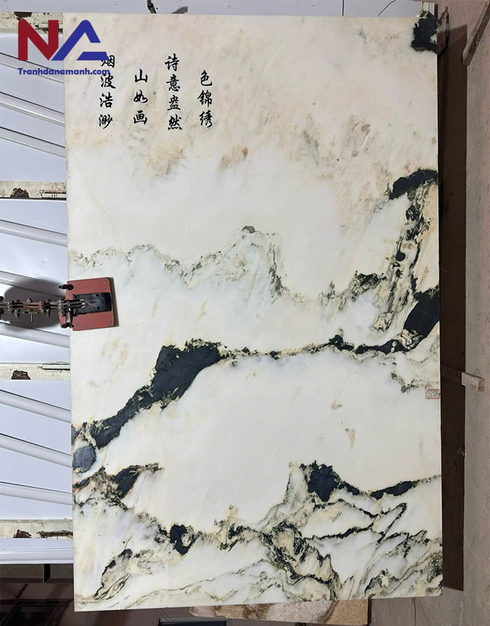 Tranh đá sơn thủy xuyên sáng TDST06