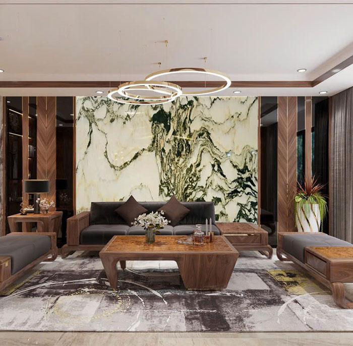 Tranh đá sơn thủy tự nhiên TDST10