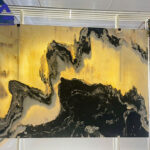 Tranh đá sơn thủy xuyên sáng TDST19