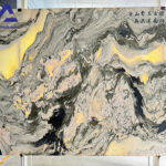 Tranh đá sơn thủy xuyên sáng TDST25