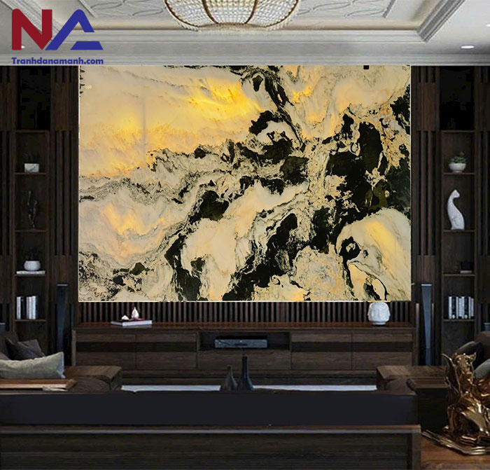Mẫu tranh sơn thủy bằng đá tự nhiên đẹp, đẳng cấp nhất