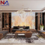 Tranh đá thạch anh đối xứng TDTA02