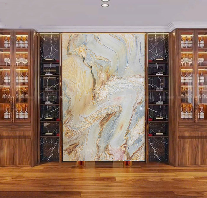 Tranh đá thạch anh tự nhiên TDTA06