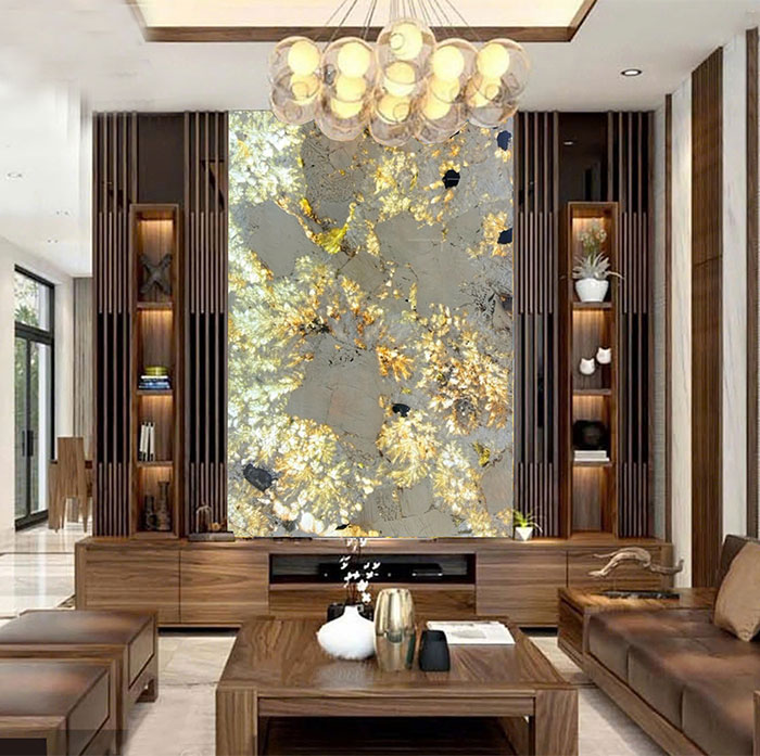 Tranh đá thạch anh xuyên sáng TDTA07 - TC