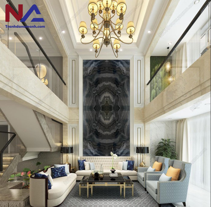 mẫu vách thông tầng bằng đá tự nhiên đẹp, đẳng cấp