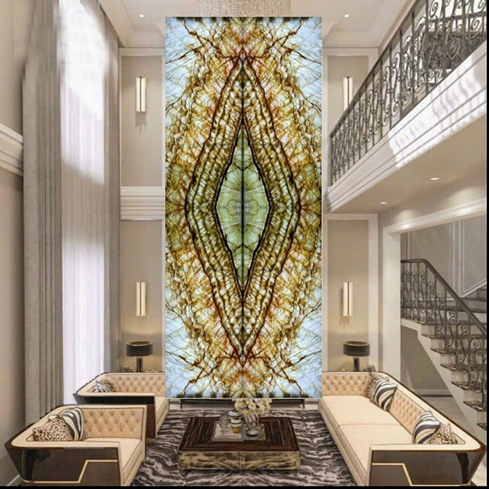 Tranh đá thông tầng Onyx xuyên sáng TDTT01