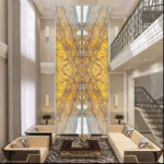 Tranh đá thông tầng Onyx xuyên sáng TDTT02