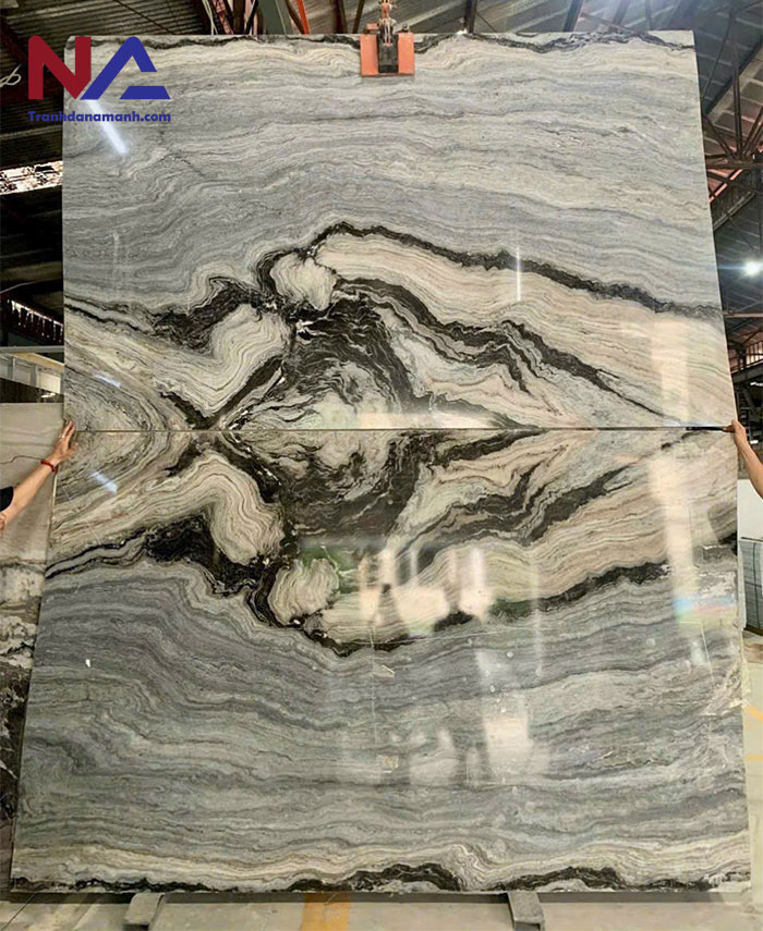 Tranh đá thông tầng đối xứng TDTT03