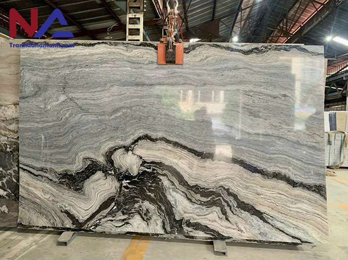 Tranh đá thông tầng đối xứng TDTT03