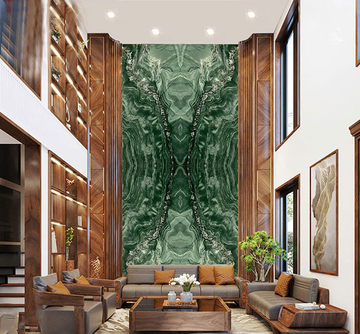 Tranh đá thông tầng đối xứng TDTT17