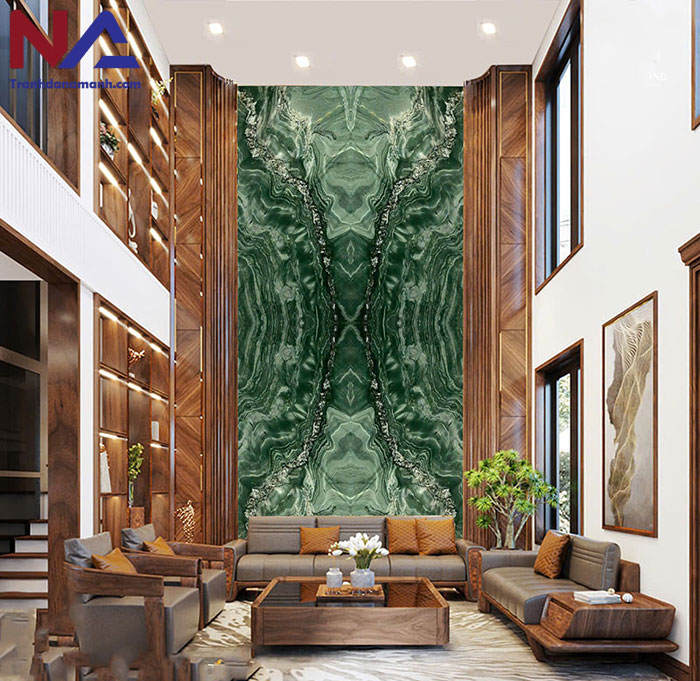 mẫu vách thông tầng bằng đá tự nhiên đẹp, đẳng cấp