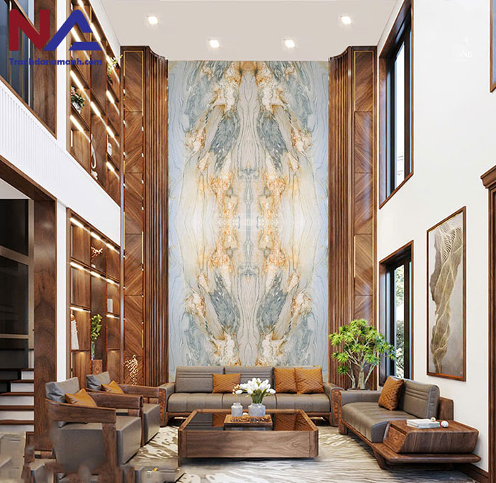 Tranh đá thạch anh thông tầng TDTT18