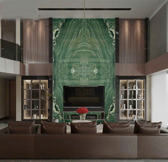 Tranh đá thông tầng đối xứng TDTT21