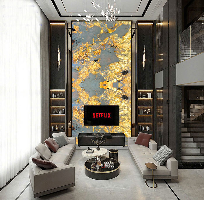 Tranh đá thông tầng xuyên sáng TDTT22