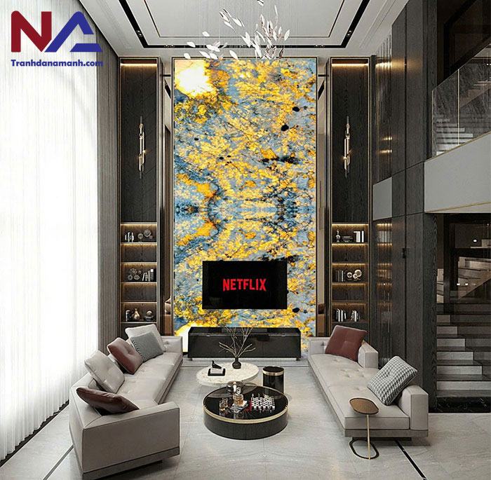 mẫu vách thông tầng bằng đá tự nhiên đẹp, đẳng cấp