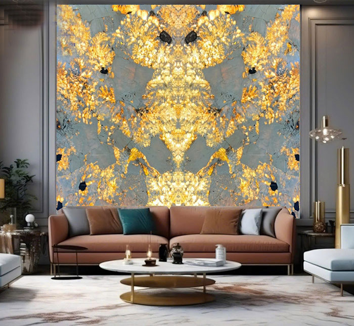 Tranh đá Alpinus xuyên sáng TDXS11