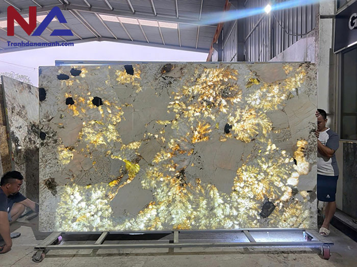 Tranh đá Alpinus xuyên sáng TDXS11