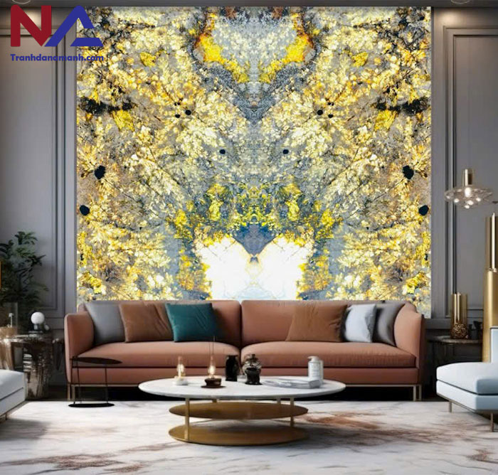 Tranh đá xuyên sáng tự nhiên TDXS06