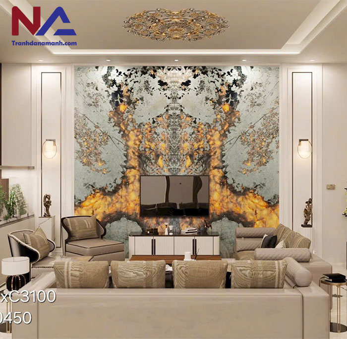 Tranh đá xuyên sáng tự nhiên TDXS07