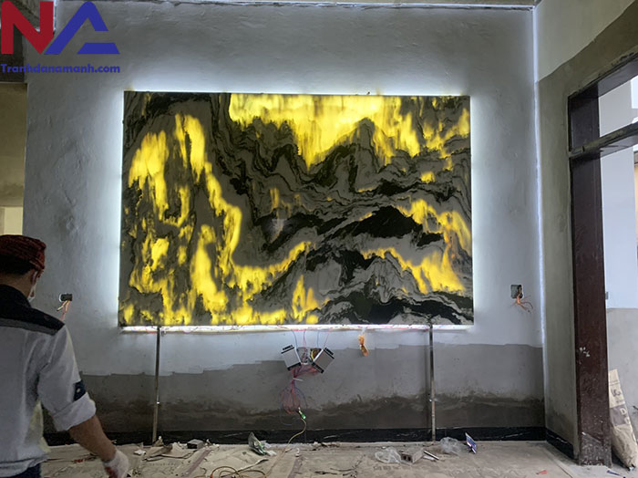 Đơn vị cung cấp và thi công lắp đặt tranh đá sơn thủy chuyên nghiệp