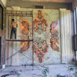 Tranh đá thạch anh đối xứng TDDX28