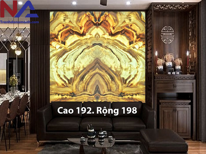 Tranh đá tự nhiên xuyên sáng