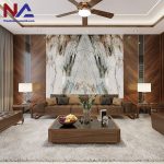 Tranh đá thạch anh đối xứng TDDX-PH08