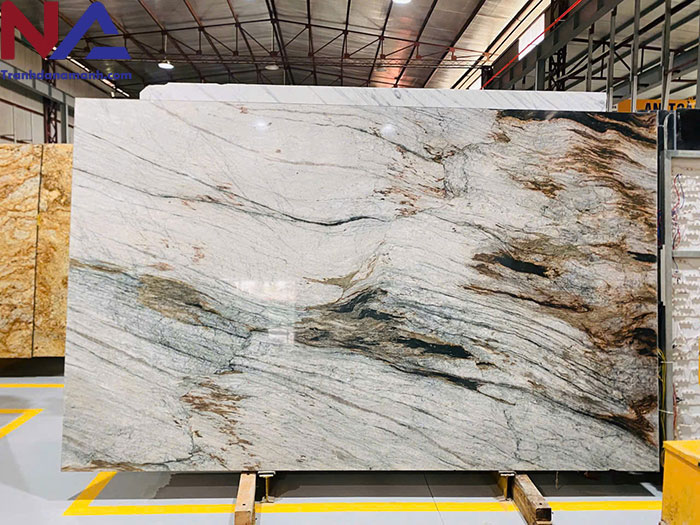 Tranh đá thạch anh đối xứng TDDX-PH08