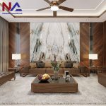 Tranh đá thạch anh đối xứng TDDX-PH08