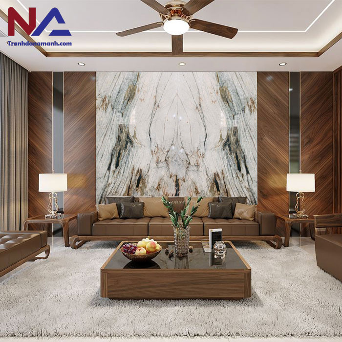 Tranh đá thạch anh đối xứng TDDX-PH08