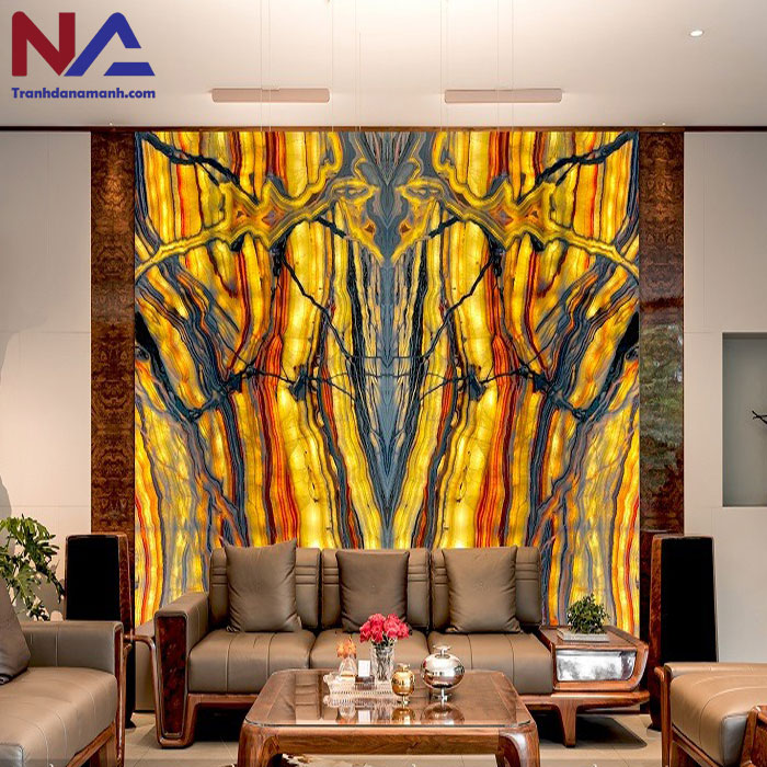 Tranh đá Onyx ngũ sắc TDONYX-PH03 cao cấp