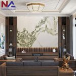 Tranh đá sơn thủy tự nhiên TDST-AP05