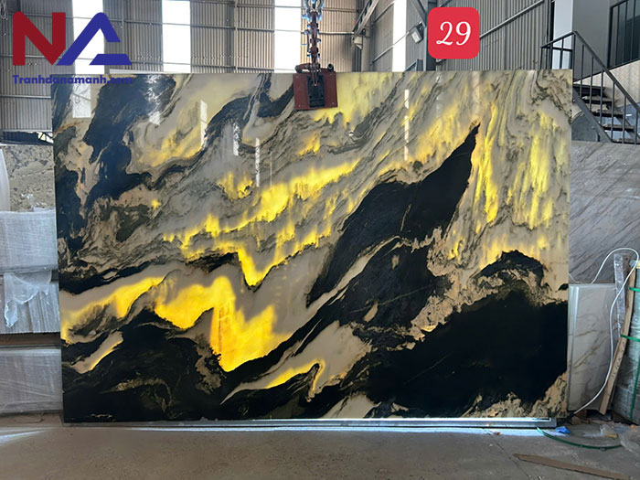 Tranh đá sơn thủy tự nhiên TDST-GD01