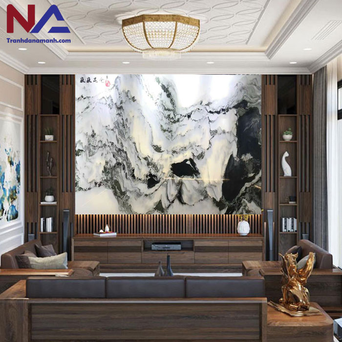 Tranh đá sơn thủy tự nhiên TDST-STC03
